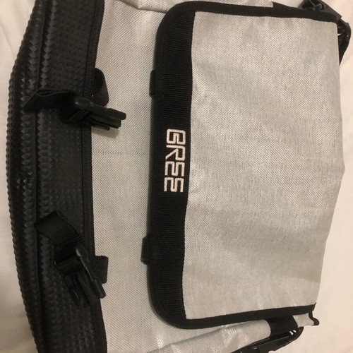 Bree waterproof gray messenger shoulder bag like new