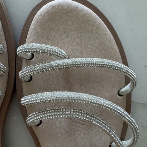 Ioannis silver sandals size 40