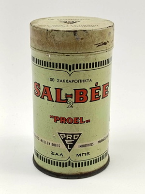 Τσίγκινη συσκευασία SAL-BEE 2 μεταχειρισμένη, δεκαετίας '50