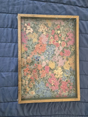 Akuante decorative tray 30x42 cm colorful floral new