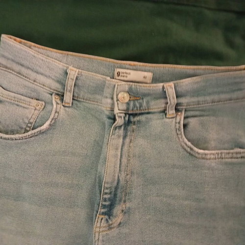 Gina Tricot Perfect Jeans Mom Fit XL 42 used, blue turquoise
