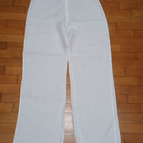 Matis white linen pants size M/L like new