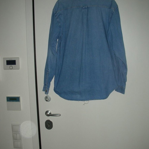 Americanino sport denim shirt used, size L, blue