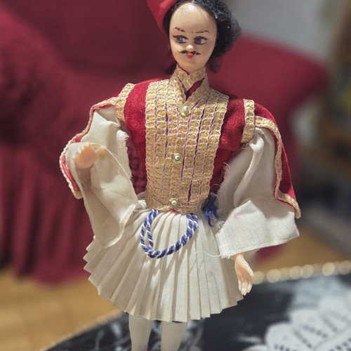 Tsolias figure traditional costume used, approx. 20cm