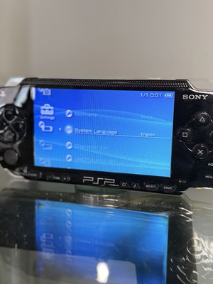 Sony PlayStation Portable PSP-1000 черен като нов с wifi и нова батерия