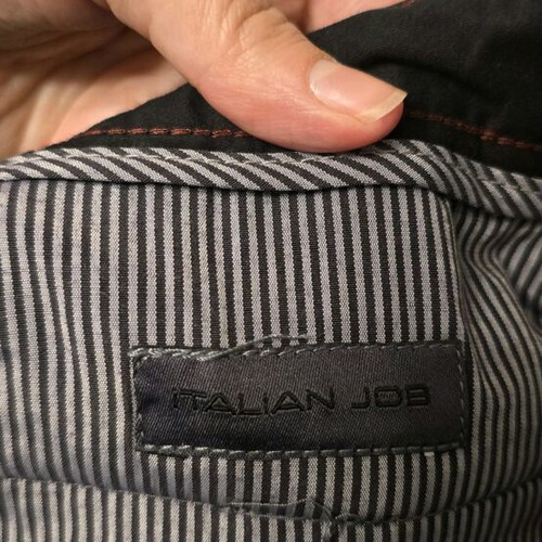 Men's chino pants black Italian Job size 44 like new