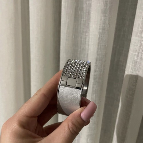 Swarovski bracelet bangle like new, silver