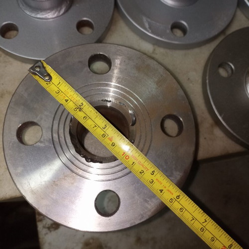 DIN 40 lathe flanges with 1 1/2 inch nipples, pack of 10