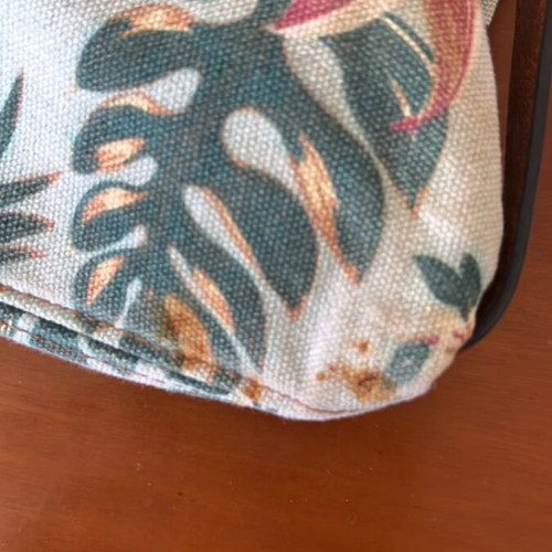 Achilleas Accessories large shoulder bag used, multicolor, leather straps