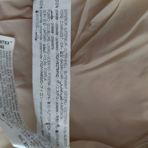 Zara women's jacket used, beige, size XL