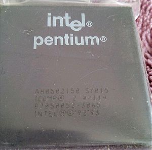 Intel Pentium 150mhz CPU vintage retro pc part