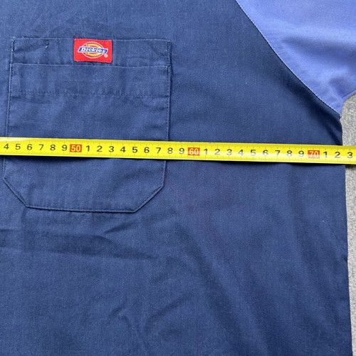 Dickies Scrub Top used, XL, navy blue workwear