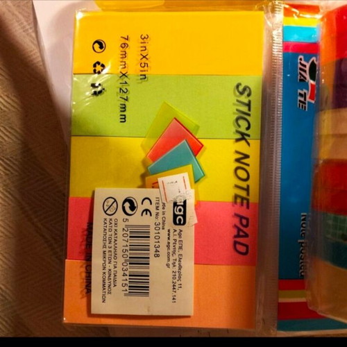 Stationery set like new with pens, highlighters, tape correct and color notes
