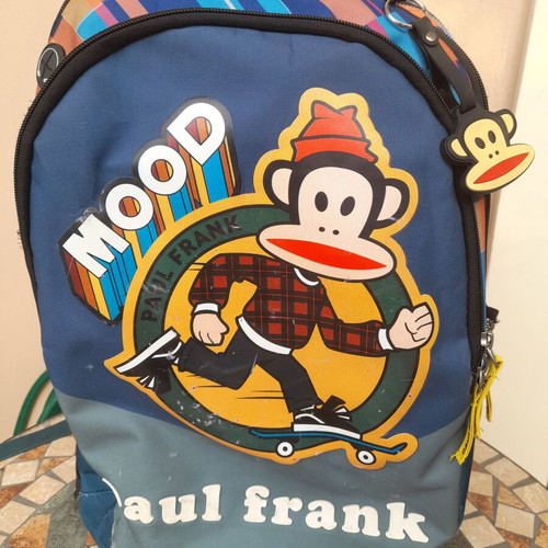 Paul Frank school backpack with multiple compartments