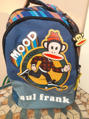 Paul Frank school backpack with multiple compartments