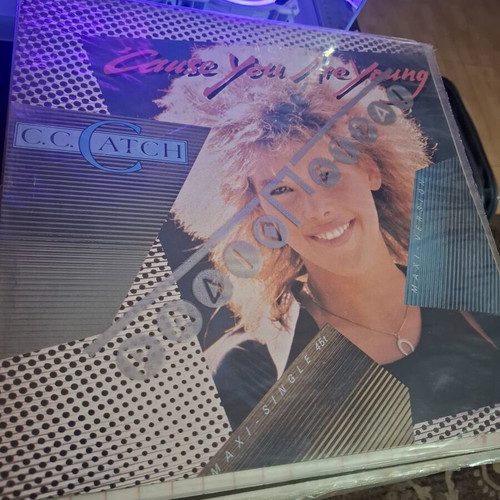 C.C. Catch 'Cause You Are Young 1986 vinyl record