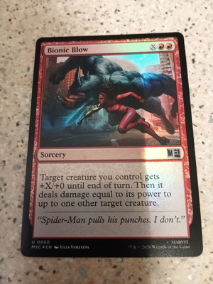 Bionic Blow foil κάρτα Magic the Gathering