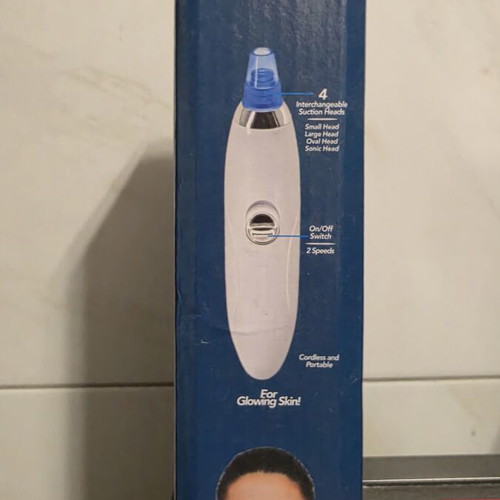 DermaSuction blackhead remover new, vacuum suction device