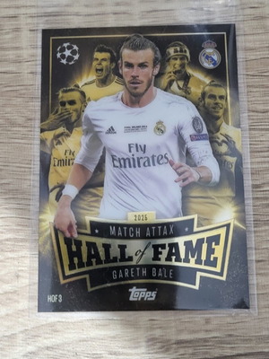 Gareth Bale Hall of Fame Match Attax 2025-2026 UCL κάρτα καινούργια