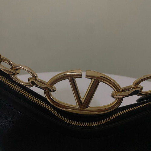 Valentino Garavani Mini Hobo Vlogo shoulder bag new, black