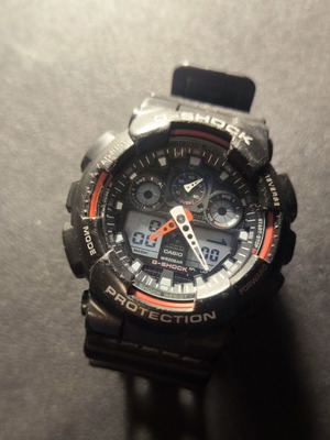 Casio G-Shock watch used with signs of wear