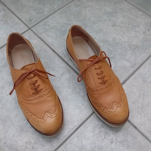 Women’s Oxford Tsakiris Mallas used, brown, size 41