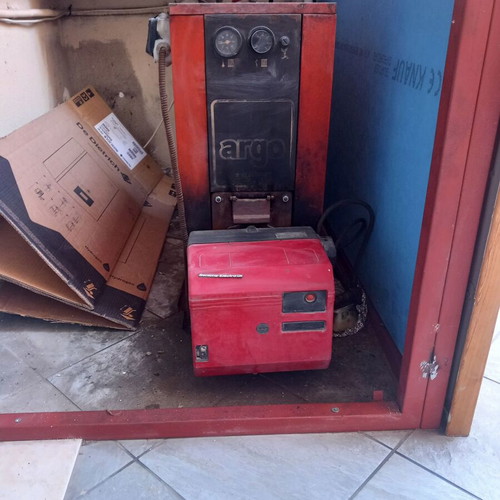 Argo Cast Iron Oil Boiler with Bentone Burner and Wilo Circulator used