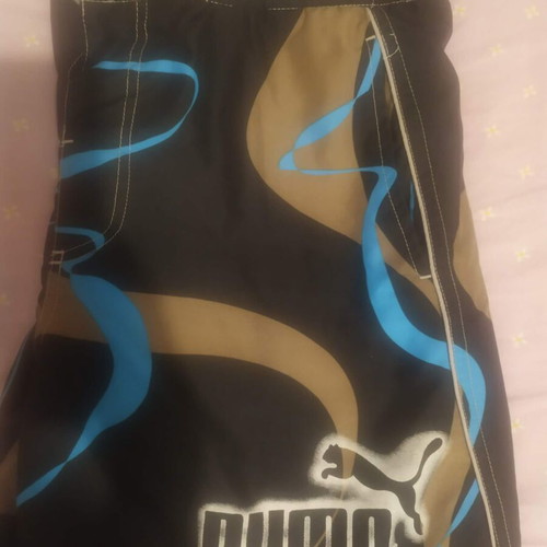 Puma men's swimwear XL, like new, black and blue