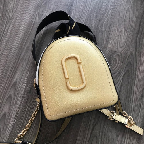 Marc Jacobs backpack new, gold and white, 20x17 cm