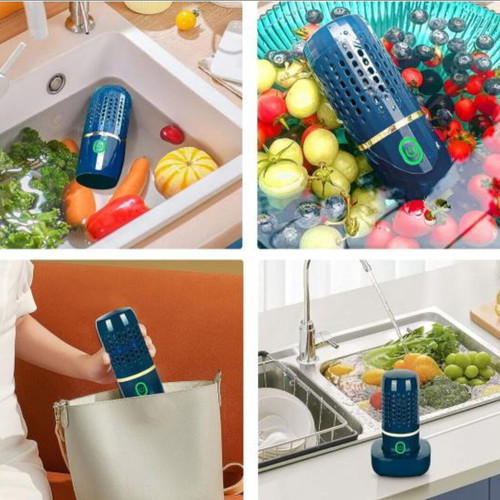 Portable Food Cleaner and Vegetable Washer with Electrolytic Purification USB and IPX7 Waterproof