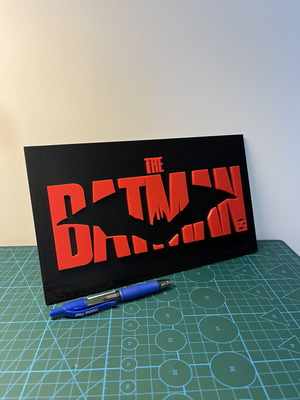 Πλακέτα The Batman 2022 διακοσμητική από premium PLA+
