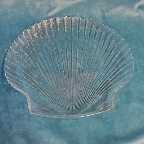 Vintage Coquillage Glass Bowl Set 11 Pieces, Like New