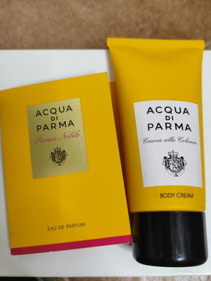 Aqua di Parma gift set with body lotion and Peonia Nobile perfume new