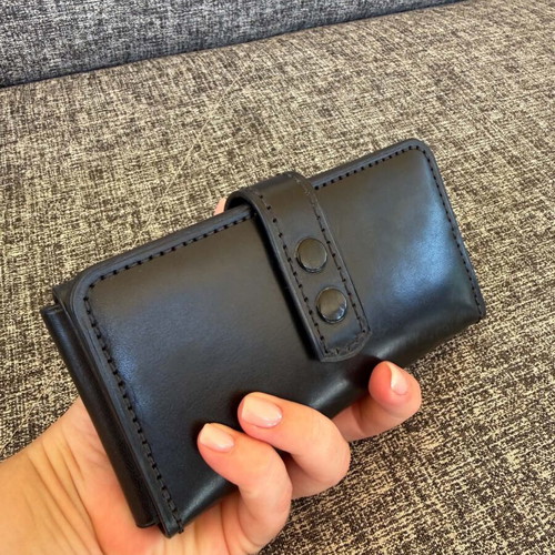 Handmade leather tobacco pouch