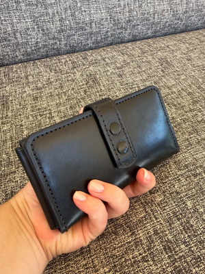 Handmade leather tobacco pouch