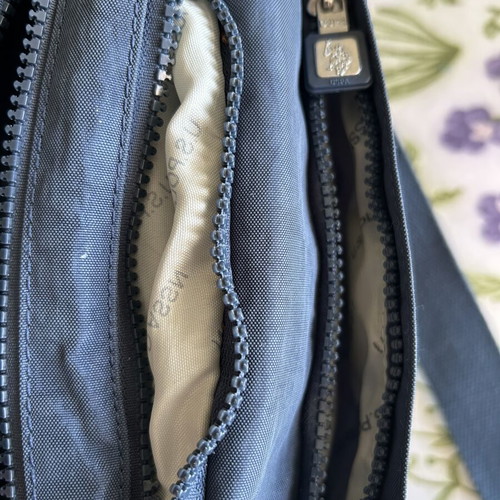 U.S. Polo Assn. shoulder bag used, navy blue, crossbody