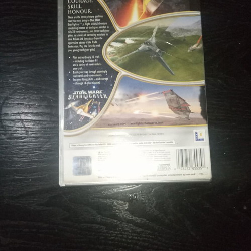 Star Wars Starfighter PlayStation 2 game used, box and manual only