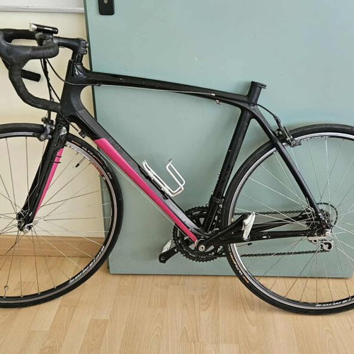 Carbon Road Bike Campagnolo 2x9 custom size L used