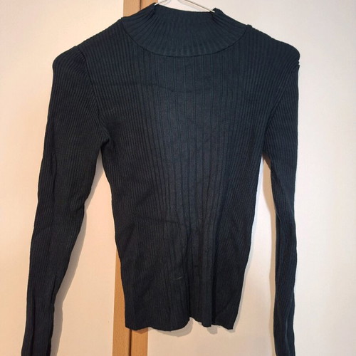 Pull and Bear medium long-sleeve shirt dark green new
