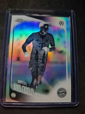 Topps Chrome UEFA CC #130 Jamal Musiala Negative Refractor κάρτα σαν καινούργιο