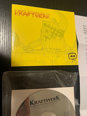 Introduction to Kraftwerk CD demos/remixes like new with small book