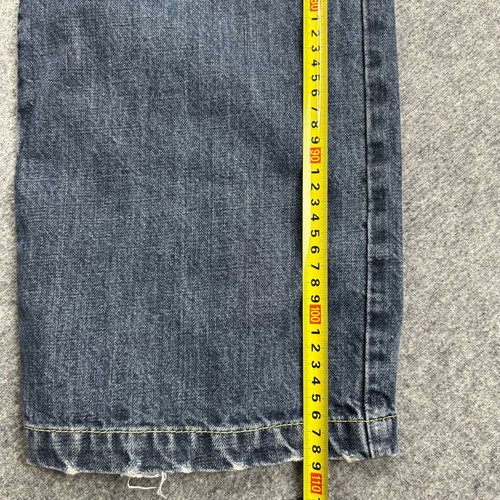 Vintage Y2K Quiksilver Allrounder Cargo Denim Used, Blue, W34
