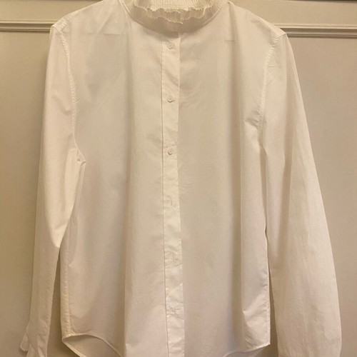 Zara poplin shirt like new, white, size M