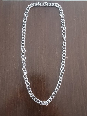 Men's stainless steel chain 7mm silver