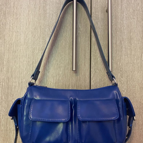Pull&Bear blue electric shoulder bag