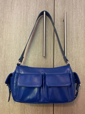 Pull&Bear blue electric shoulder bag