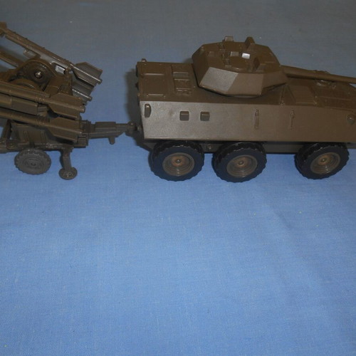 New Ray military vehicles used, set with tank, jeep and airplane