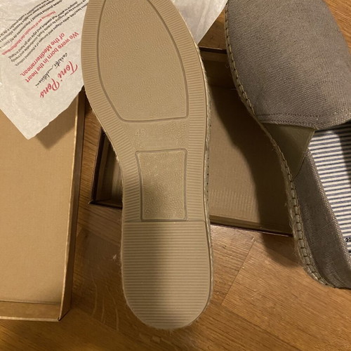 Toni Pons men's espadrilles new, size 45, beige casual shoes