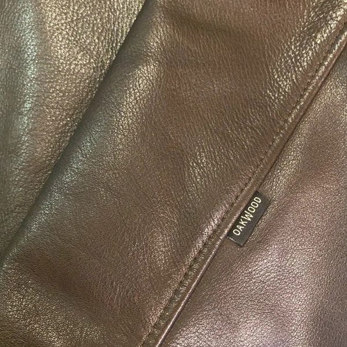 Oakwood leather jacket XL brown like new