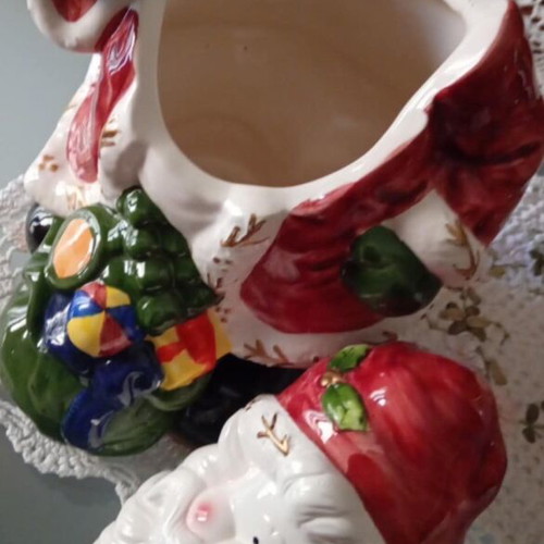Santa Claus cookie jar like new, 35cm